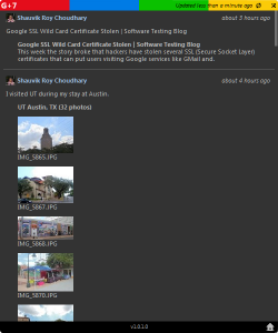 Gli aggiornamenti di Google Plus ora su Seven
