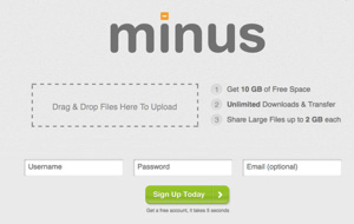 Minus, servizio di file sharing simile a Dropbox - 