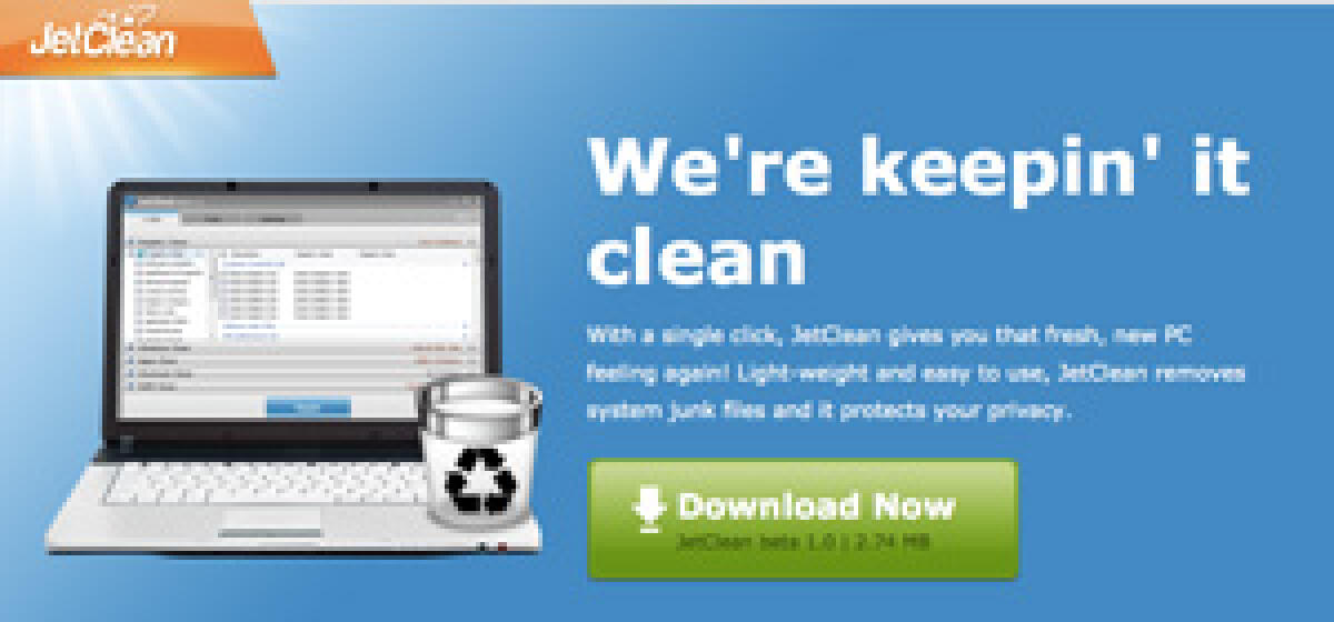 JetClean software per effettuare la pulizia del computer - 