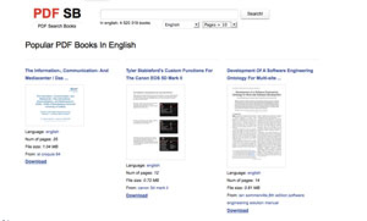 PDFSB sito web per scaricare ebook gratuiti in inglese - 