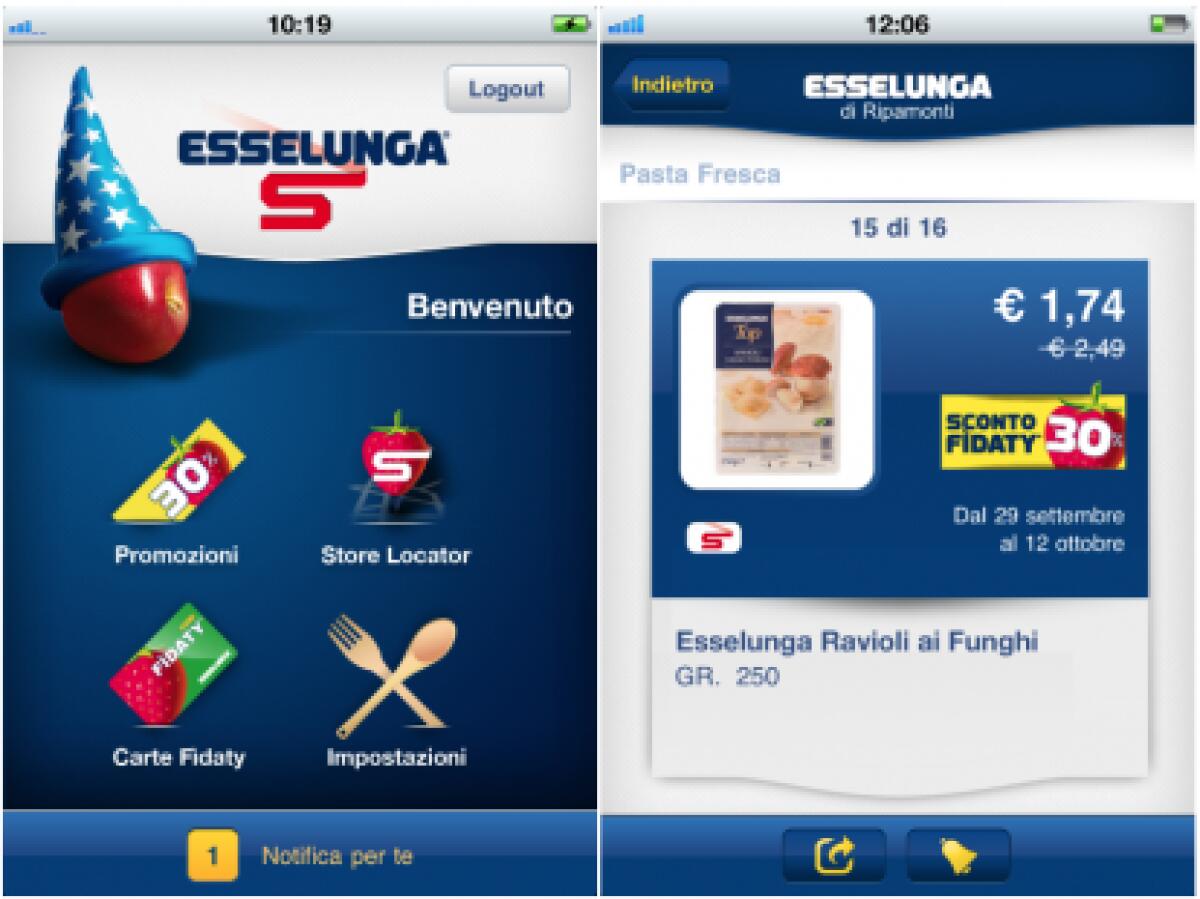 Esselunga entra in App Store - 