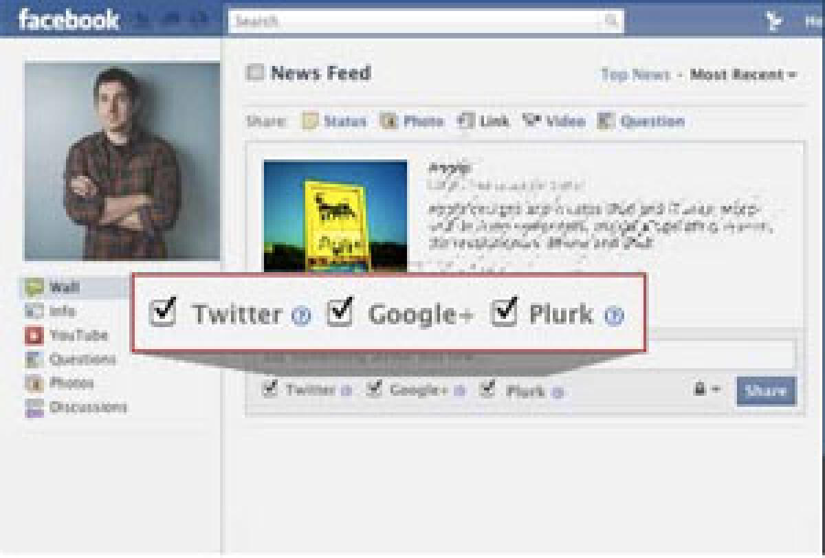 Publish Sync estensione per sincronizzare Facebook Twitter e Google + - 
