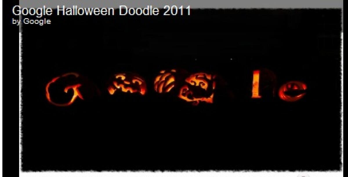 Doodle di Google : Halloween - 