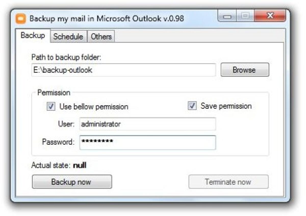 Come eseguire il backup automatico della e-mail - 