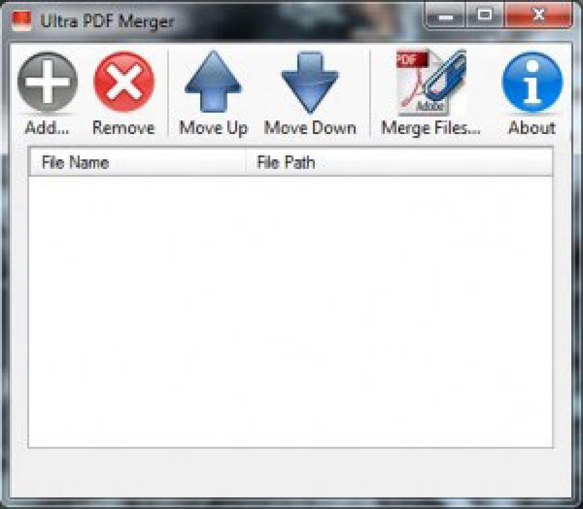 Ultra PDF Merger programma per unire file PDF - 