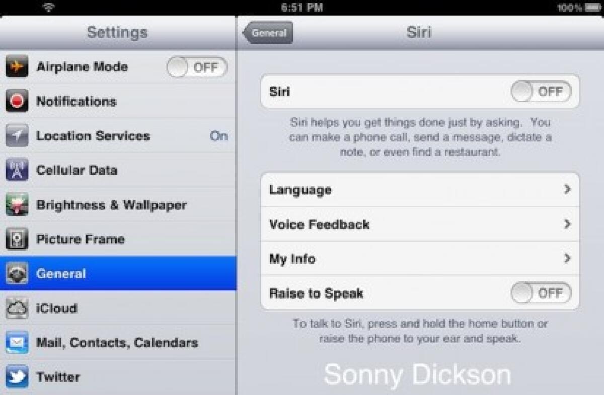 Siri su iPad 2 - 