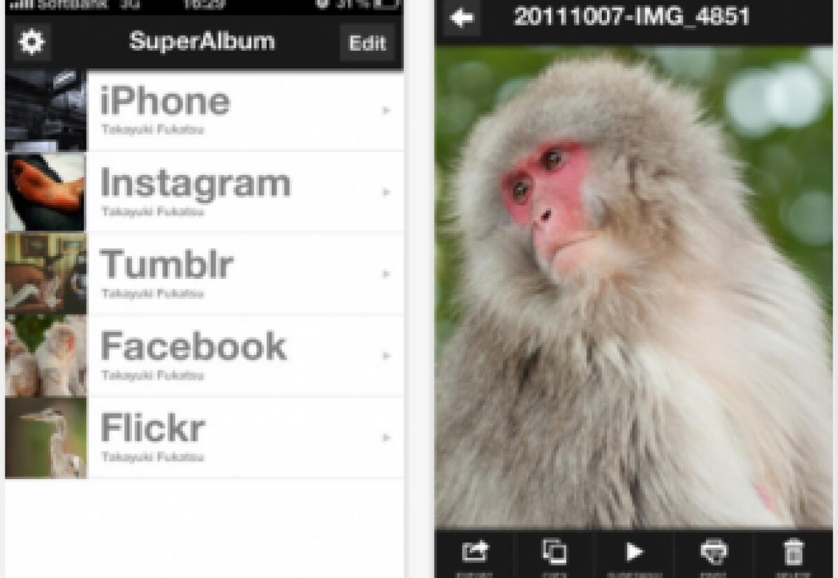 SuperAlbum, visualizza e carica le foto sui social network - 