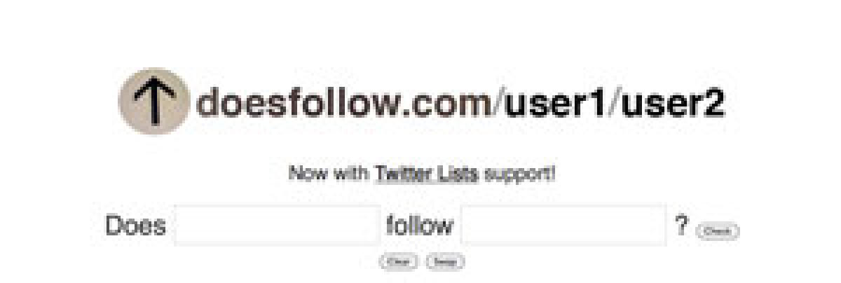 DoesFollow servizio per capire chi segue chi su Twitter - 