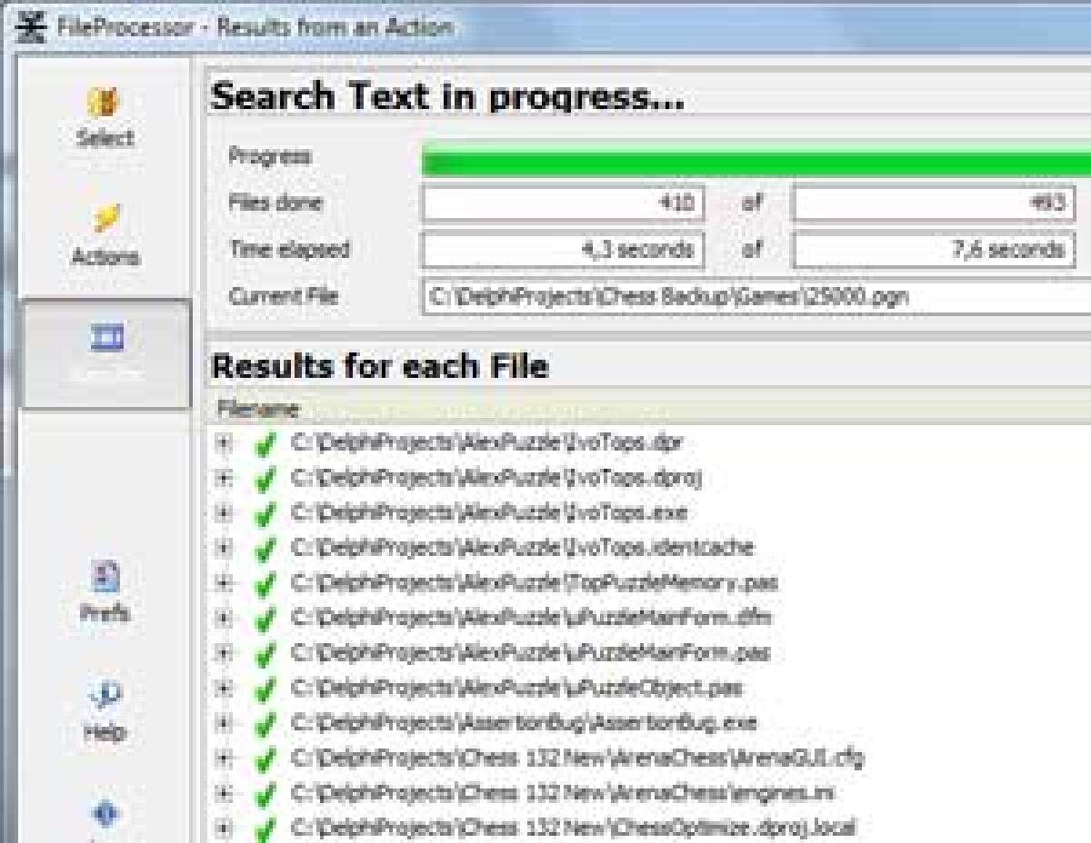 FileProcessor cercare file in Windows in modo semplice - 