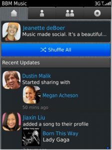 Blackberry Music arriva in Canada, America e Australia
