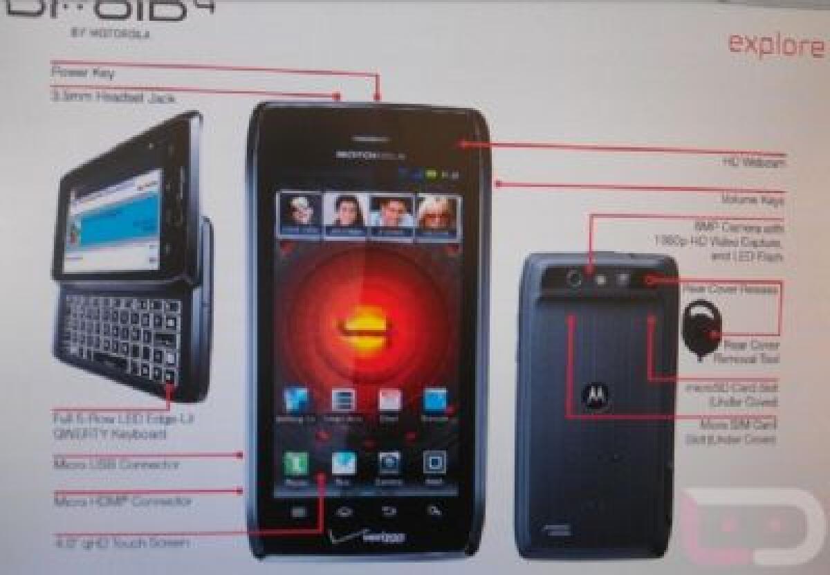 Motorola Droid 4 caratteristiche ufficiali - 