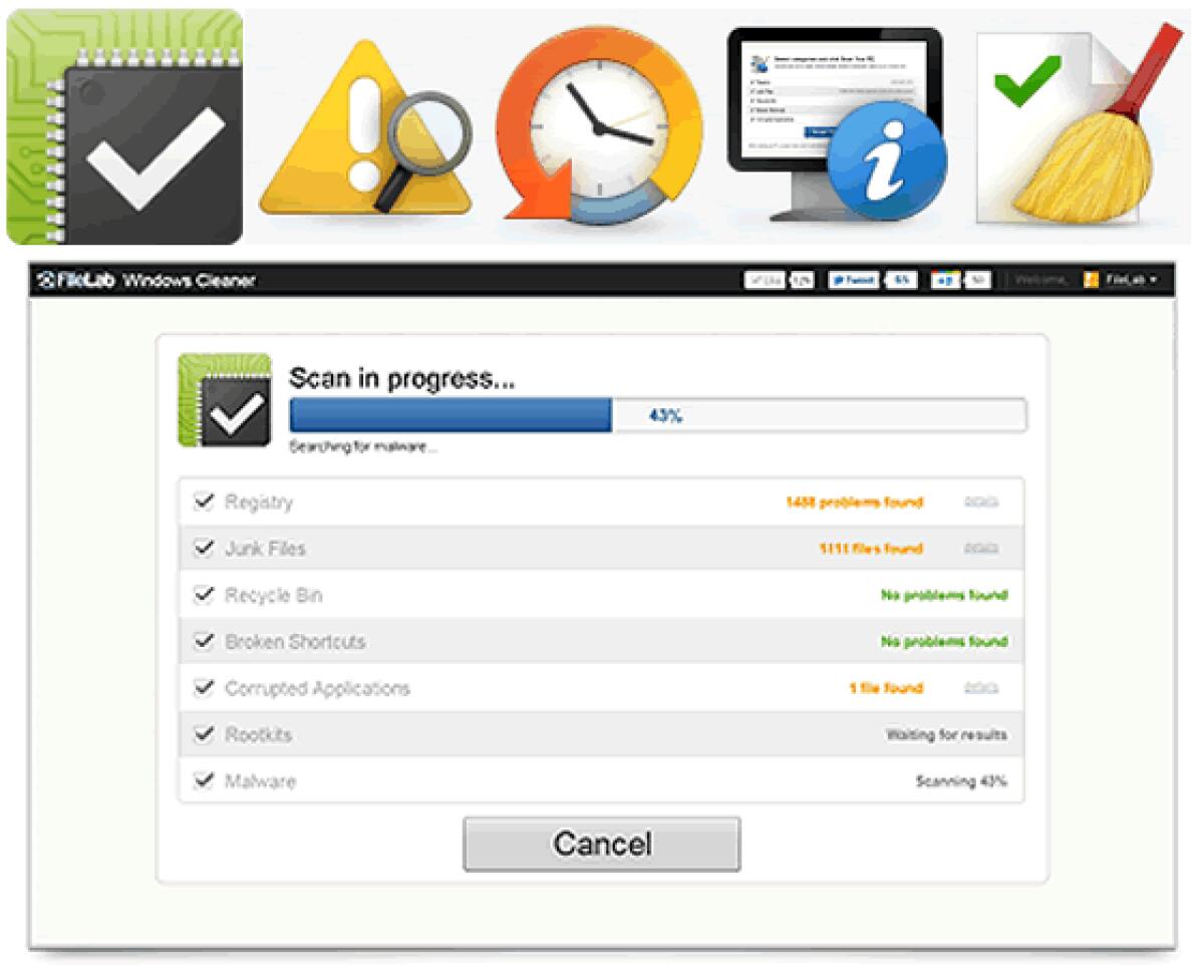 Eseguire pulizia Windows dal browser - 