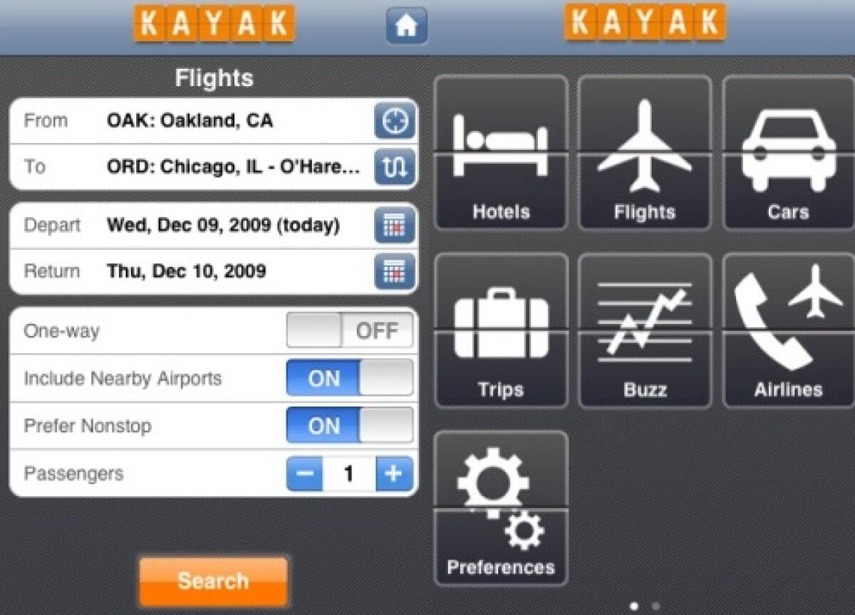 Kayak, cerca volo , auto e hotel in tutto il mondo - 