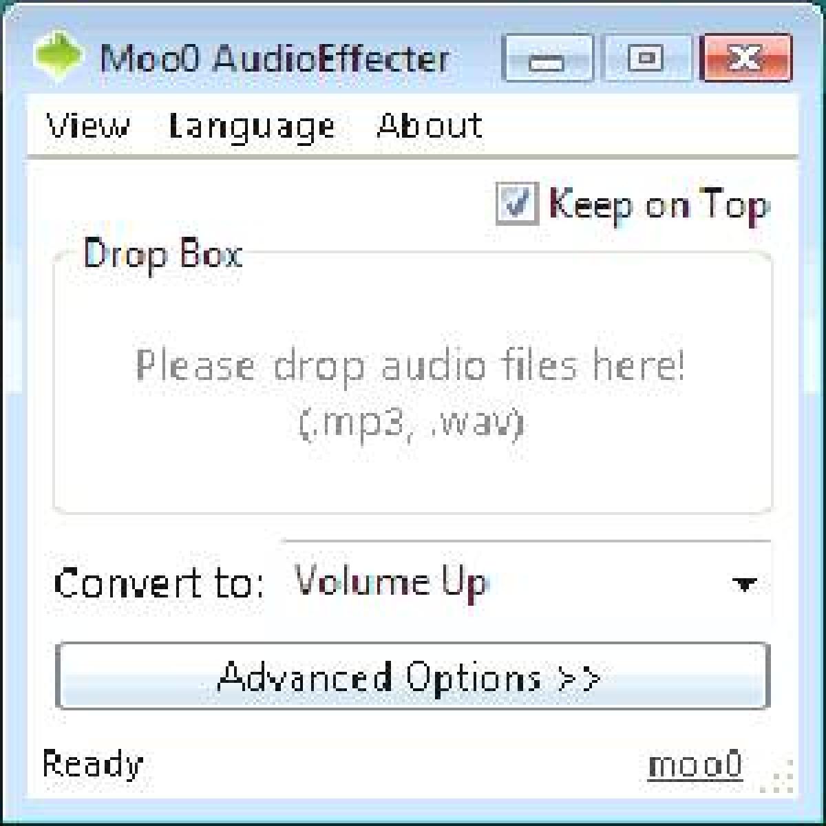 Moo0 AudioEffecter aggiungere effetti e regolare file audio - 