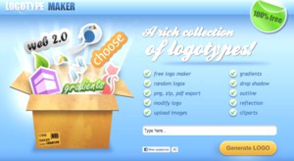 Free Logotype Maker creare loghi gratis - 