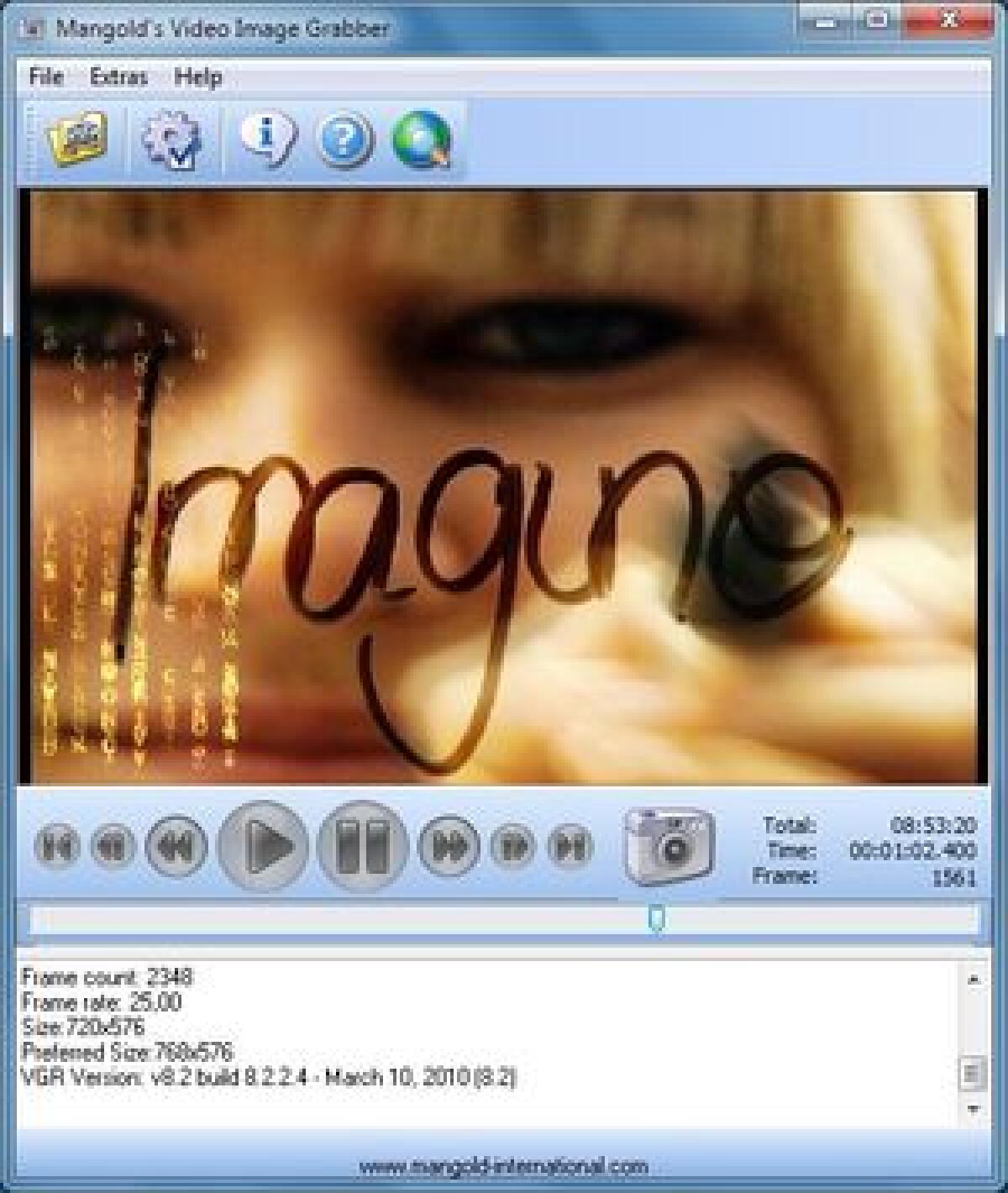 Video Image Grabber, visualizzare video e catturare schermate - 