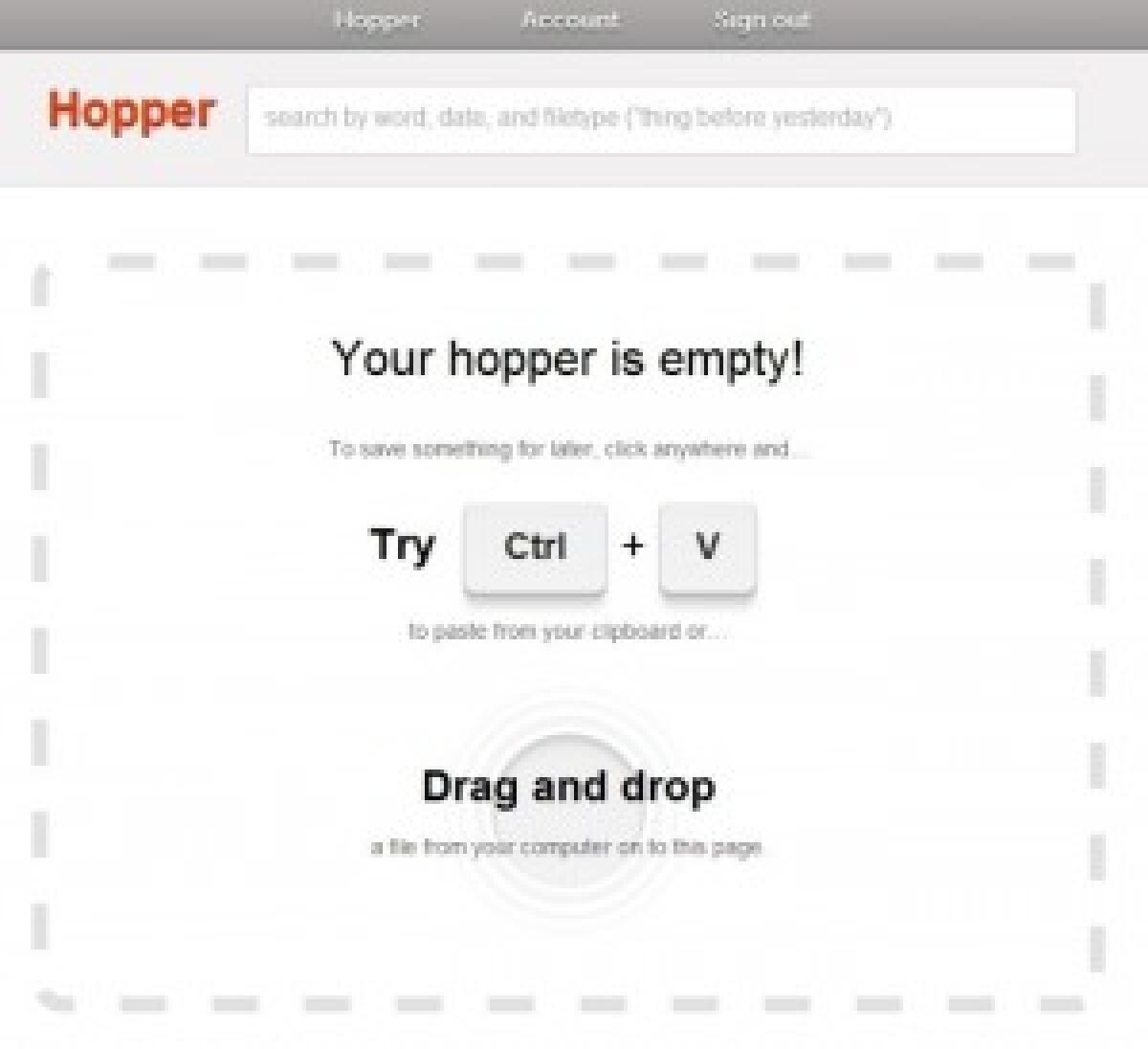 Condivisione file con Hopper - 