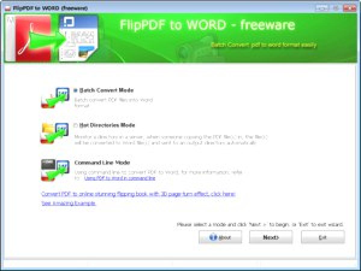 Flip PDF to Word convertire file PDF in formato Word - 