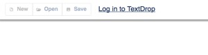 TextDropApp creare file di testo e condividerli su DropBox