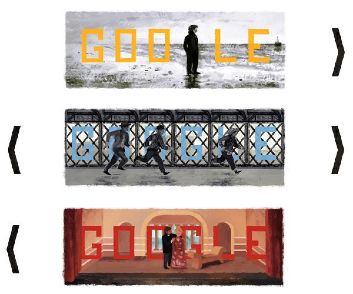 Doodles Google, tre in uno per Francois Truffaut - 