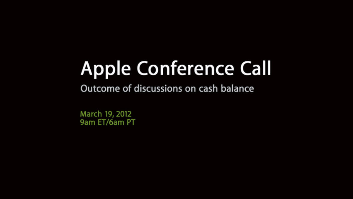 Conferenza Apple sui 100 miliardi, ecco cosa si è detto - 
