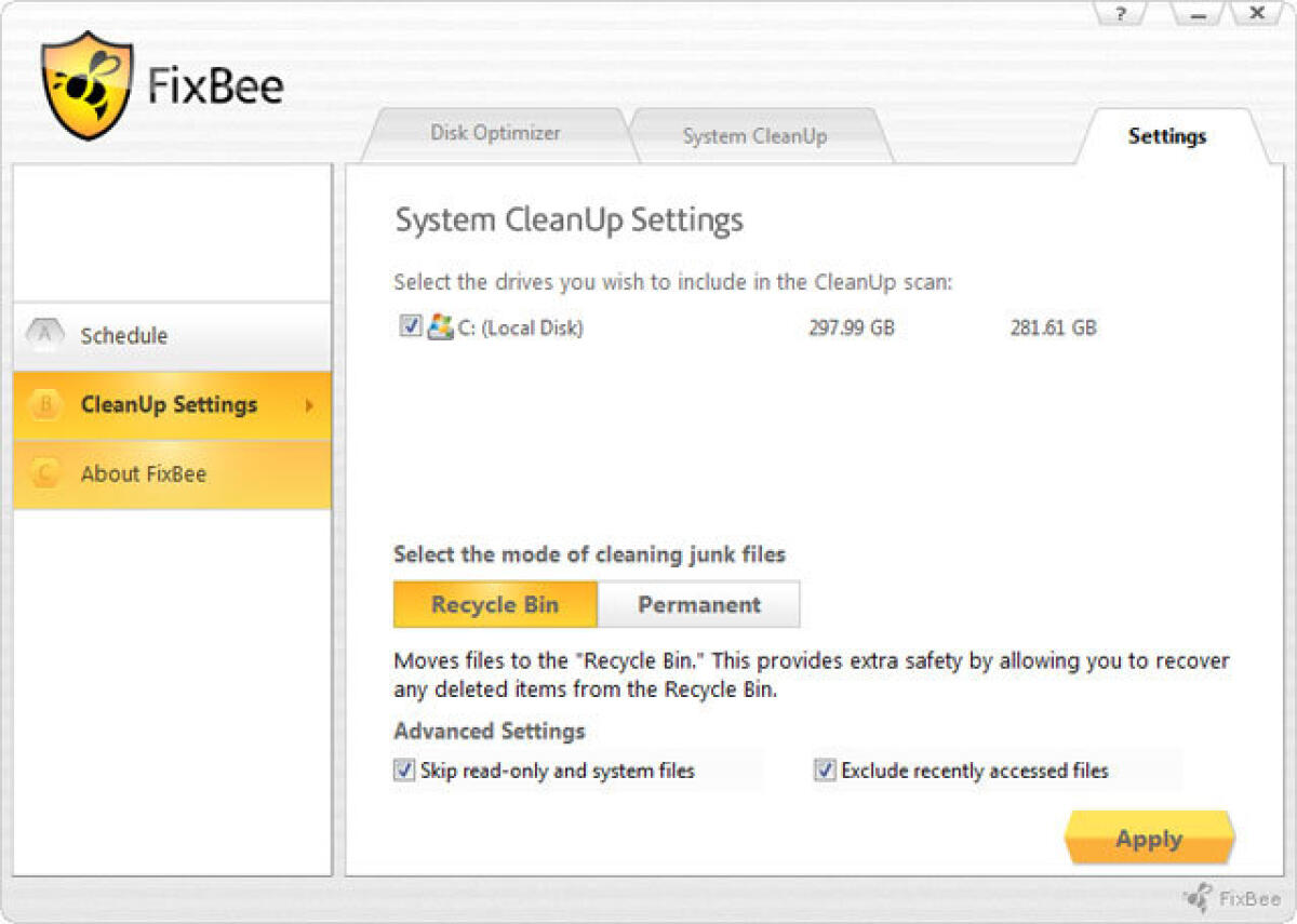 Come deframmentare hard disk con FixBee - 