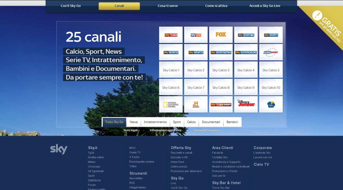 Sky Go Gratis su Pc e cellulari, ecco come attivarlo - 