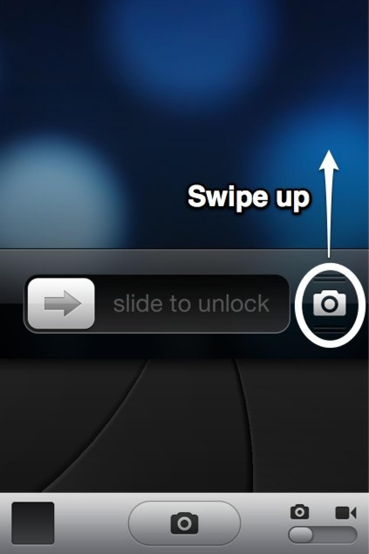 iOS 5.1 tasto fotocamera - 