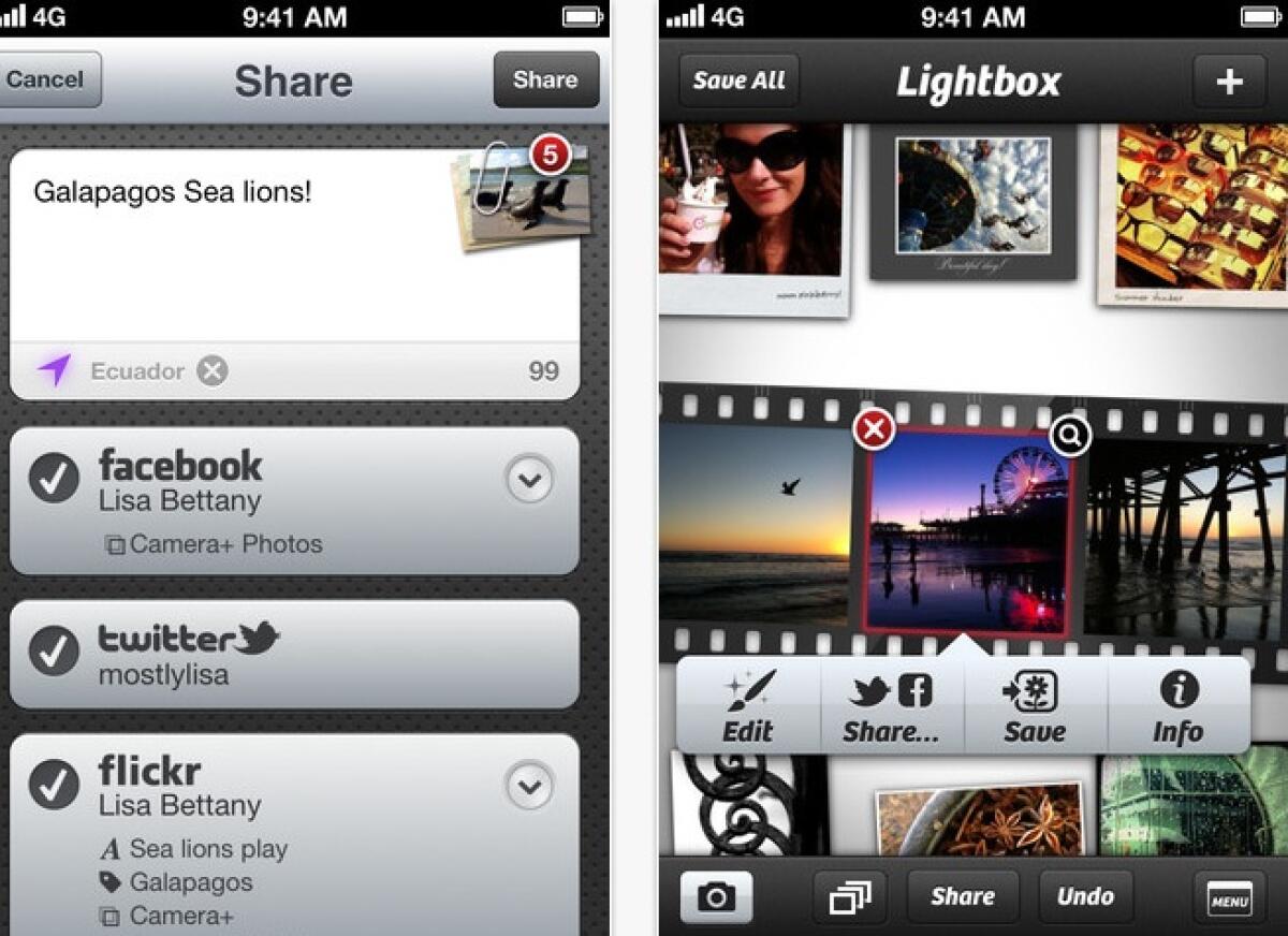L’applicazione Camera+ in aggiornamento - 