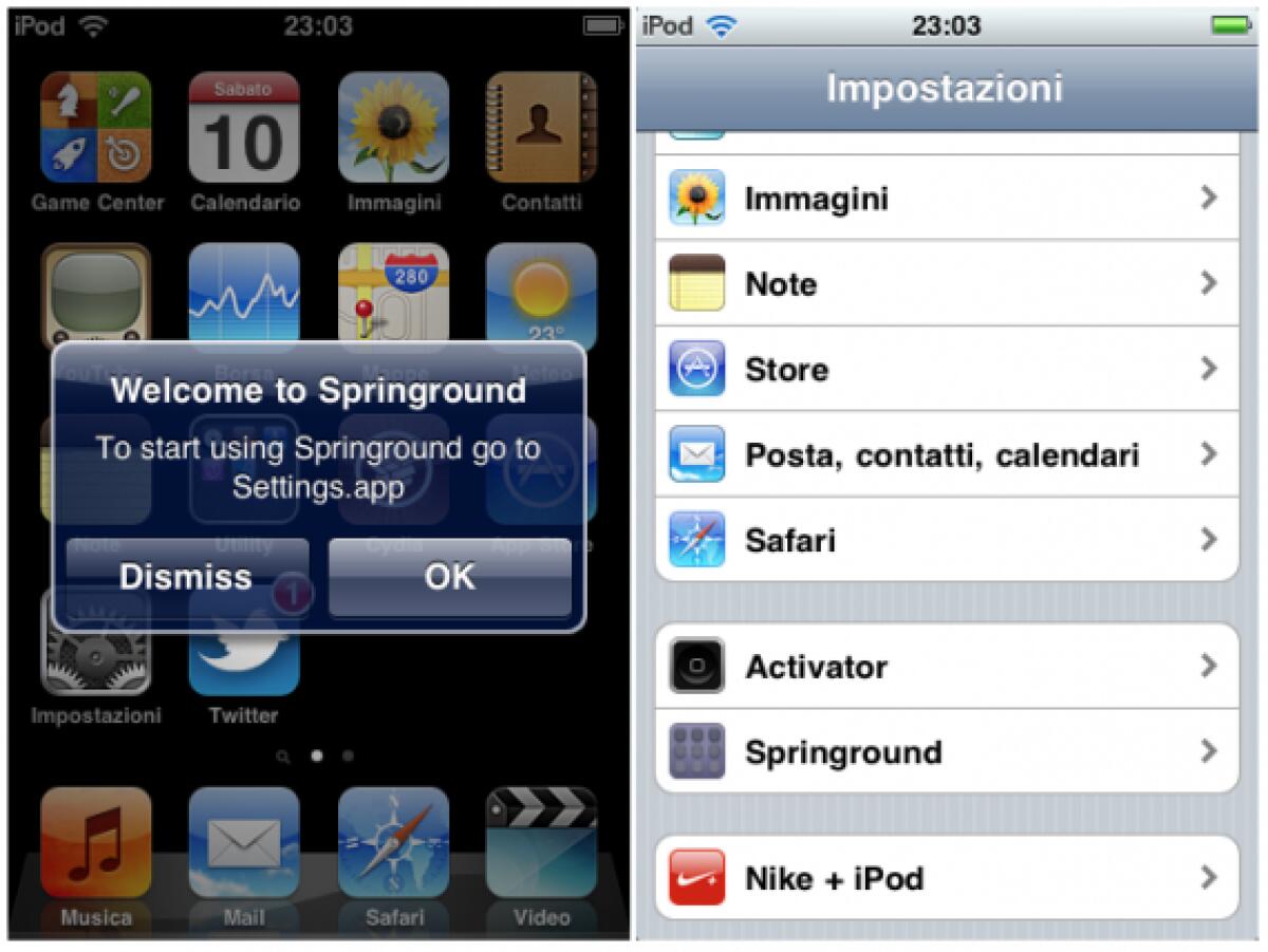 Springround Cydia Store, Jailbreak - 