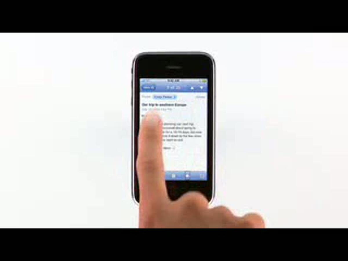iPhone per non vedenti grazie a VoiceOver - 
