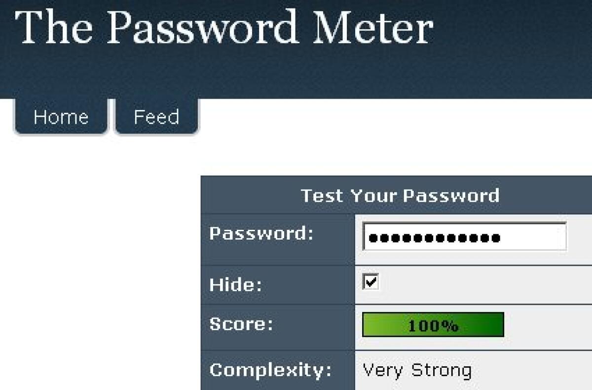 Testare Sicurezza Password - Verifica Online - 