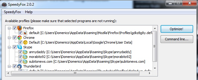 Ottimizzare e velocizzare Firefox, Chrome, Skype e Thunderbird!