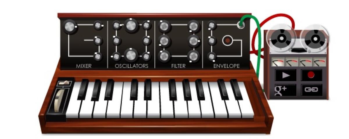 Google ricorda Robert Moog - 