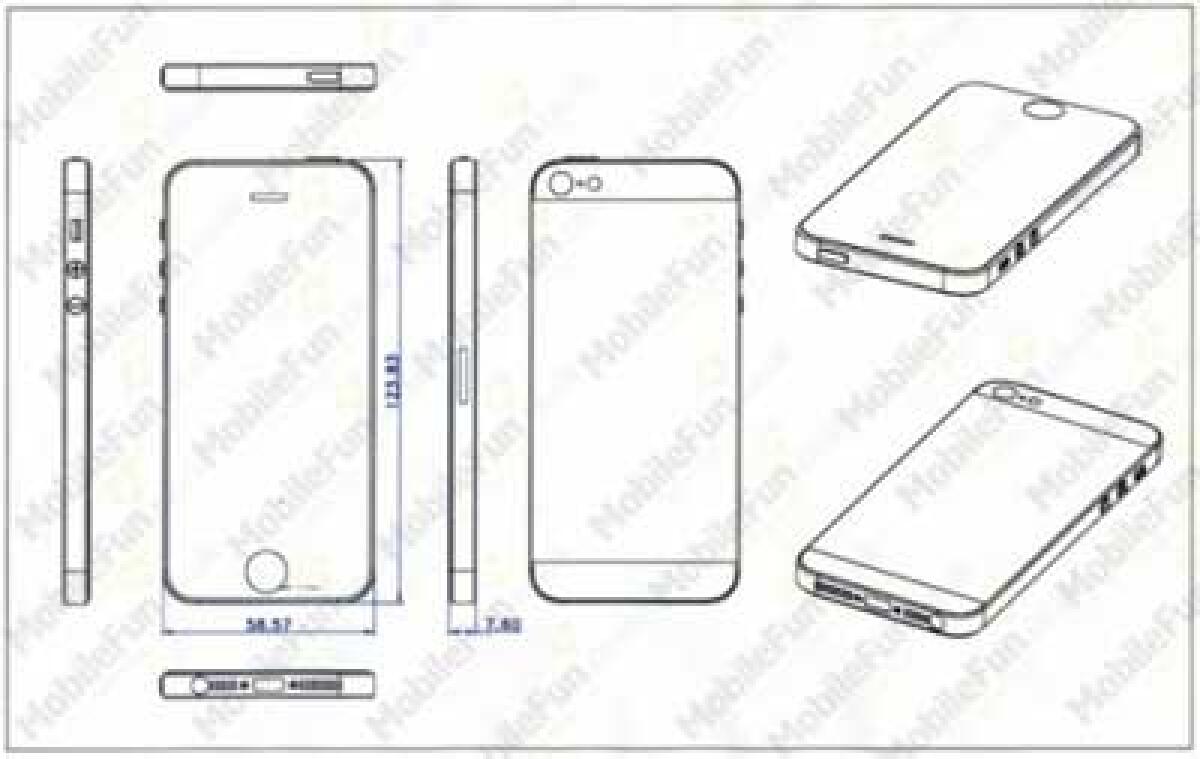 iPhone 5 immagini mostrano le dimensioni - 