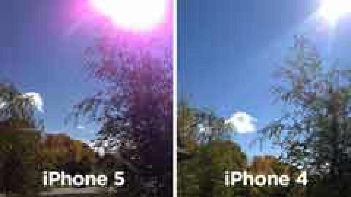 iPhone 5 scatta foto viola! - 