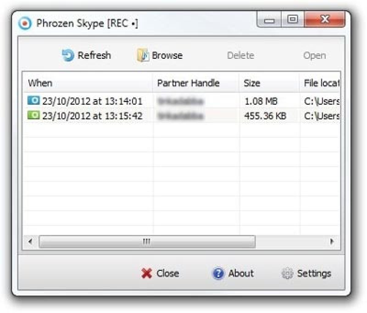 Phrozen Skype: per la registrazione immediata delle conversazioni - 