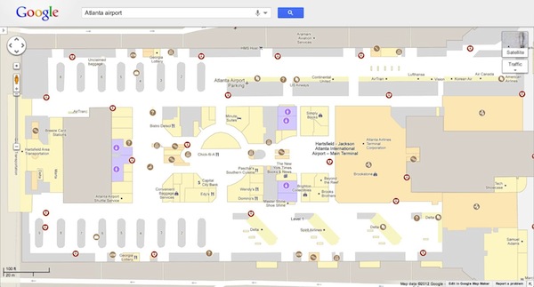Google Maps Indoors arriva anche su PC