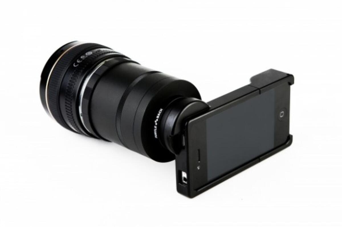 iPhone che diventa reflex: grazie a un adattatore - 