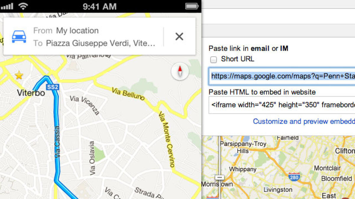 Siri e Google Maps collaborano insieme - 