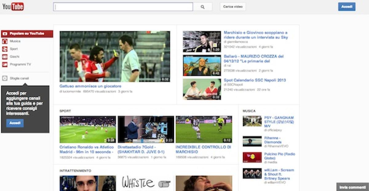 Youtube cambia nuovamente look - 