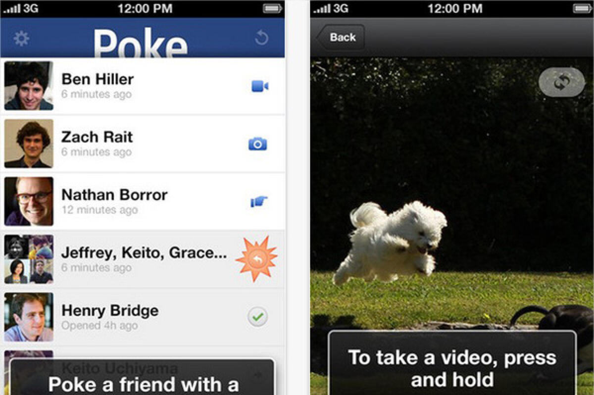 Poke, l'app per autodistruggere i propri messaggi su Facebook - 