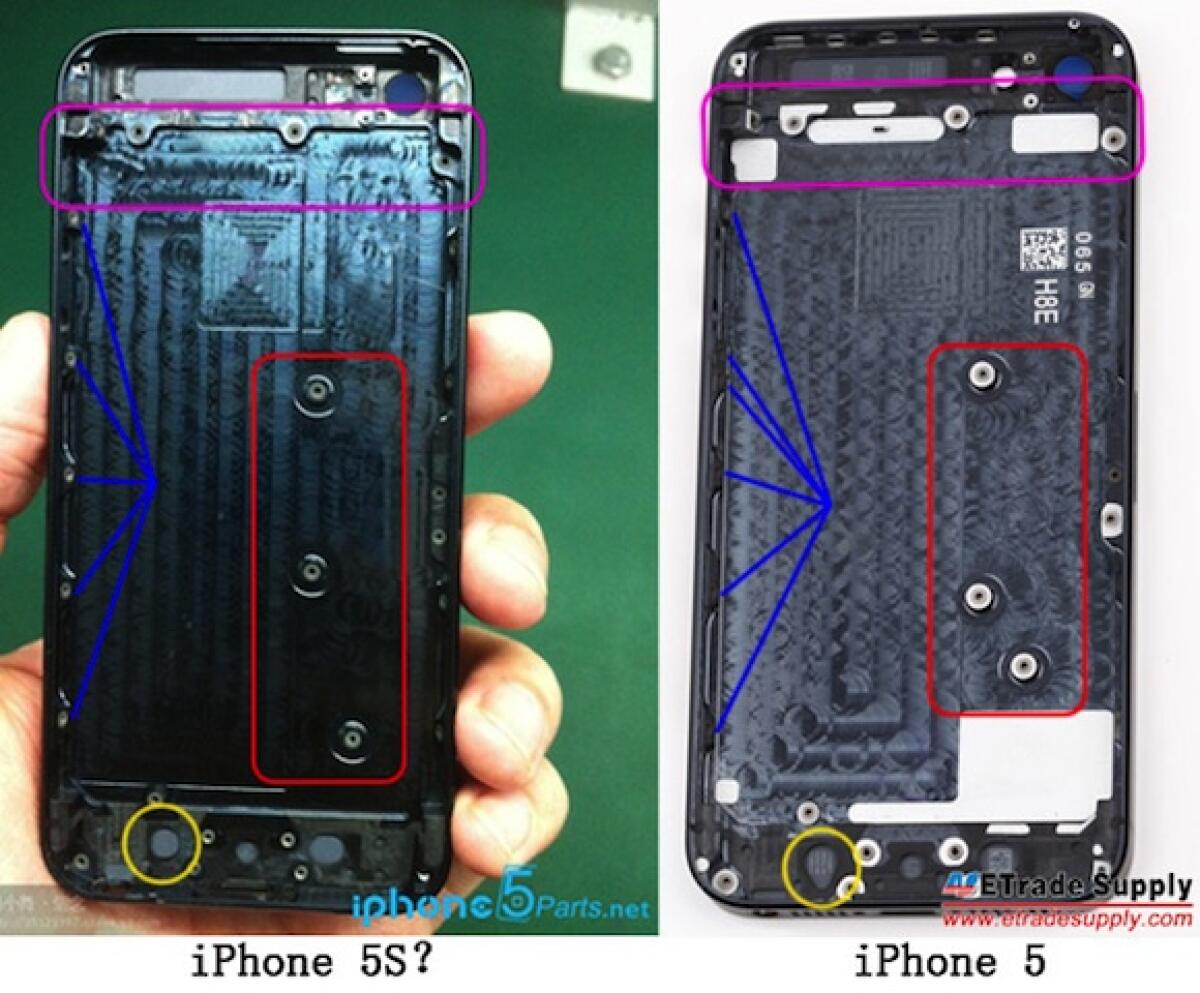 Prime immagini della scocca di iPhone 5 s - 