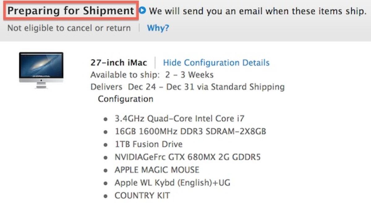 Prime consegne per i nuovi iMac 27  - 