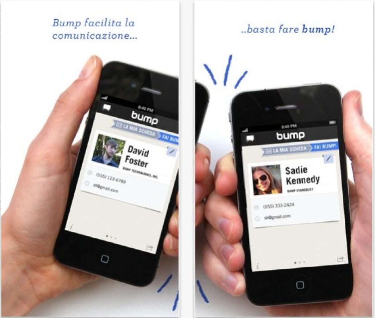 Bump si aggiorna e permette la condivisione di file - 