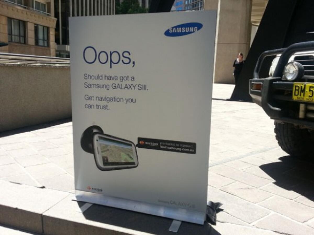 Samsung prende in giro Apple per le mappe - 