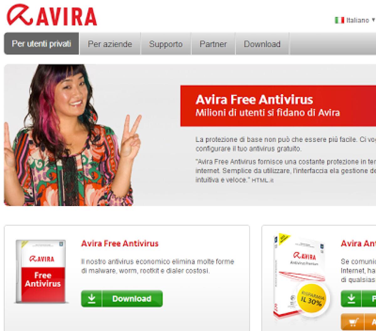 Avira: il miglior antivirus gratuito per il 2013 - 