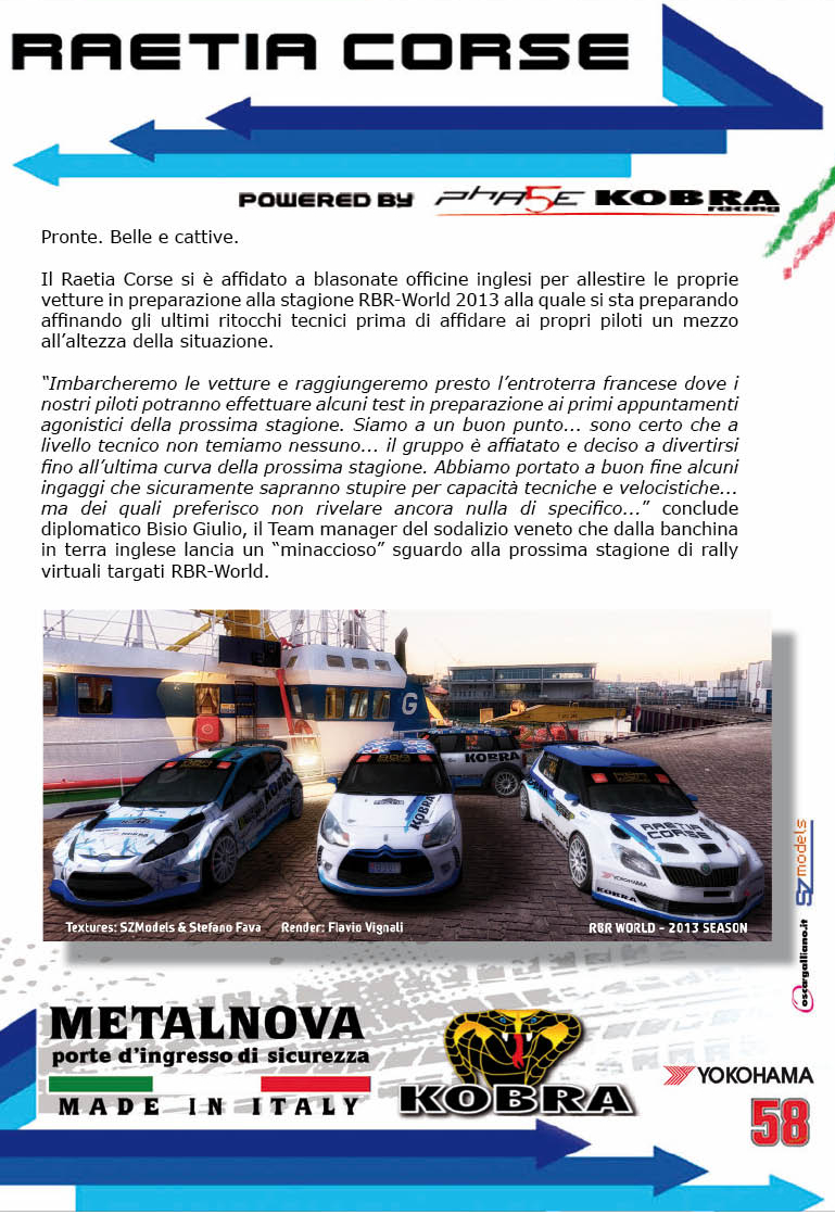 RBR-World: Comunicato d'inizio stagione del KK Team