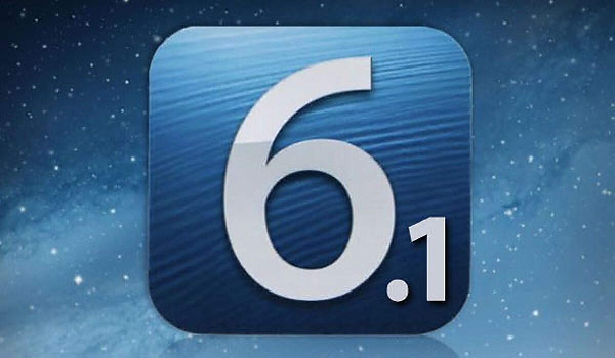 Apple lancia iOS 6.1 per tutti gli utenti iPhone e iPad - 
