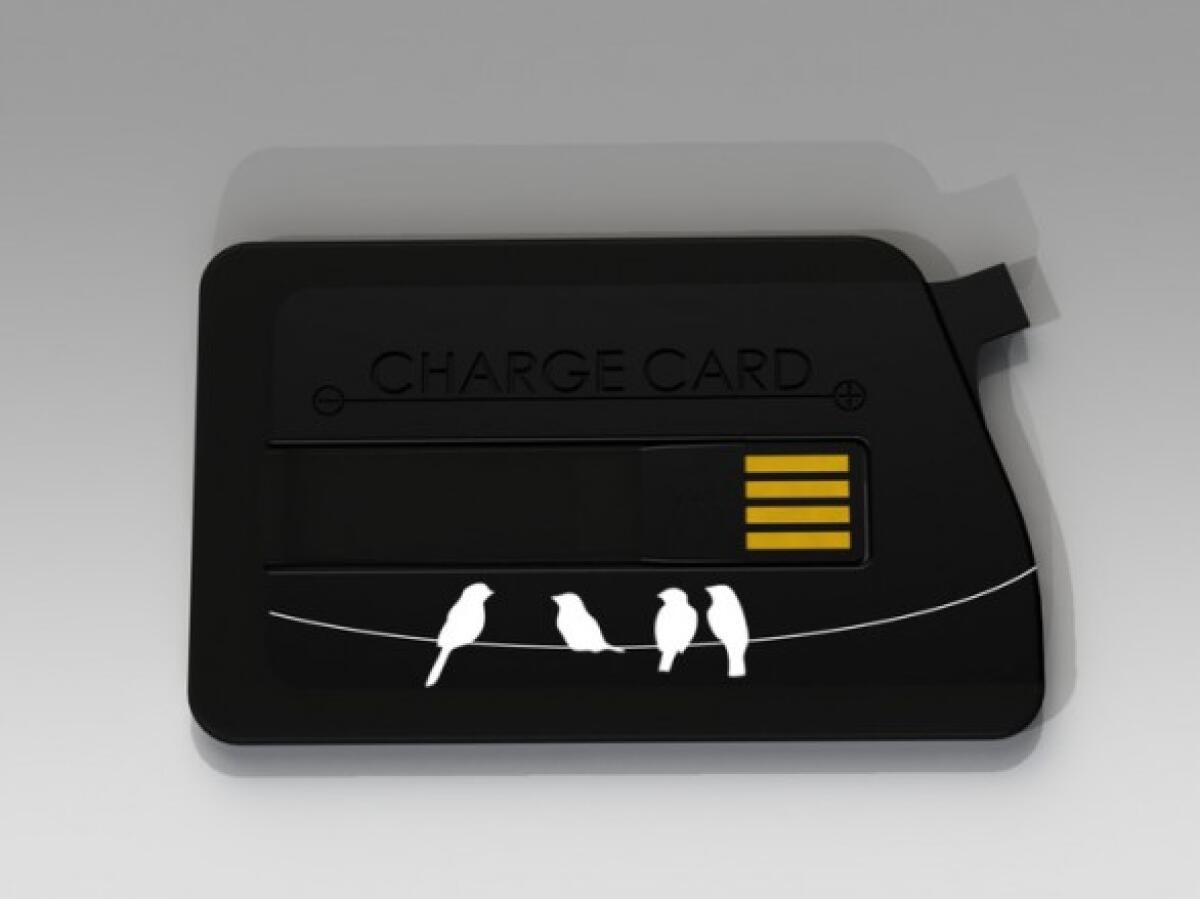 Caricatore iPhone5 super sottile: ChargeCard - 